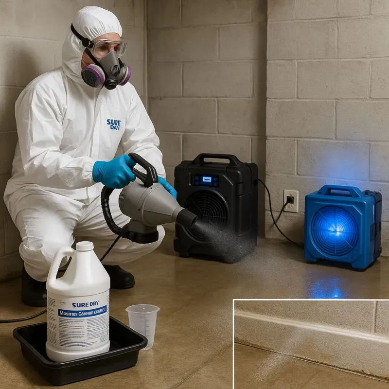 Sanitization and Odor Removal process in Castro Valley, CA